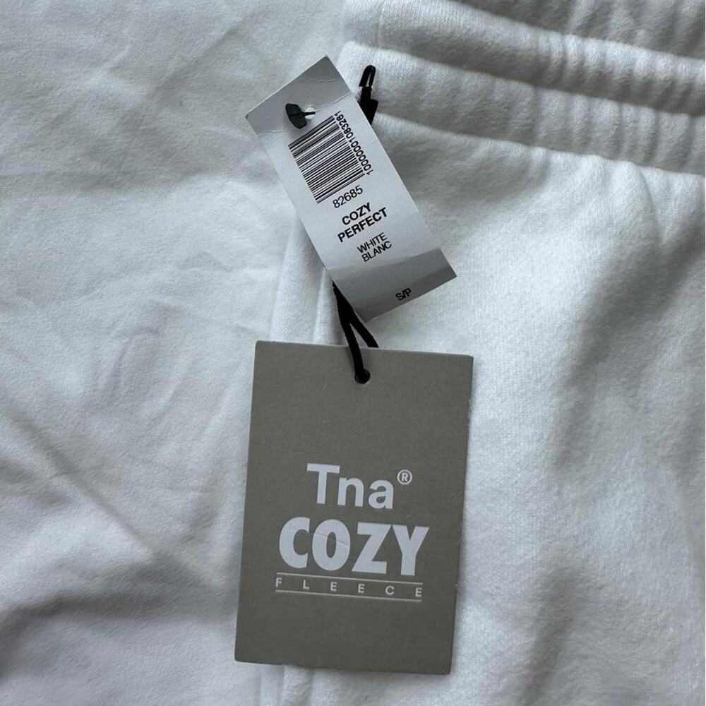 Aritzia tna white mini skirt